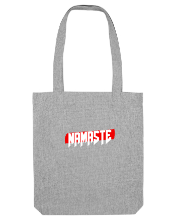 namaste yoga2 Heather Grey