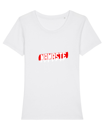 namaste yoga2 White