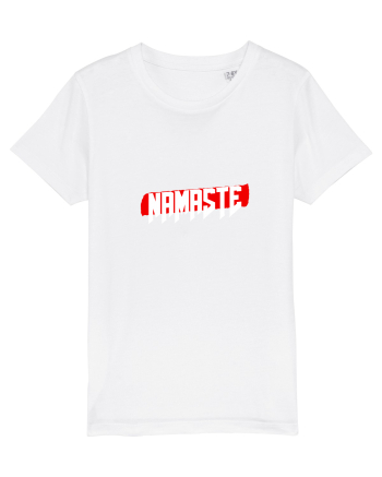 namaste yoga2 White