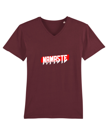 namaste yoga2 Burgundy