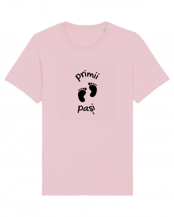 Primii pași (negru)  Cotton Pink