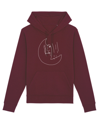 Smoke in circle Burgundy