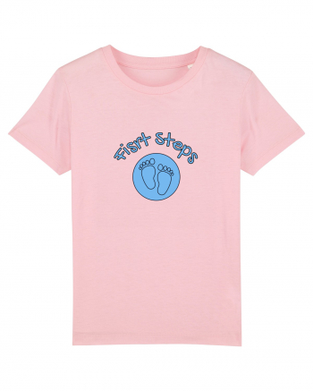 First Steps (blue circle)  Cotton Pink