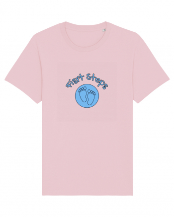 First Steps (blue circle)  Cotton Pink