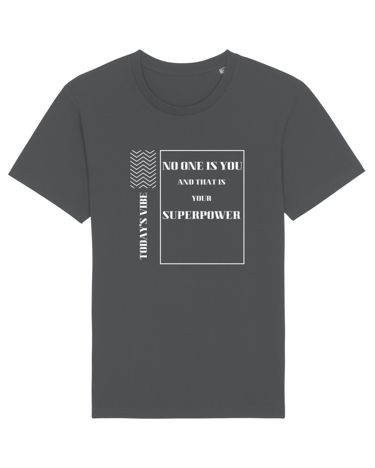 Tricou mânecă scurtă Unisex Rocker Anthracite
