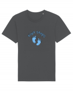 First Steps (blue feet)  Tricou mânecă scurtă Unisex Rocker