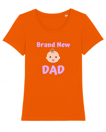 Brand New Dad. (roz, fetiță)  Bright Orange