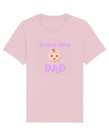 Brand New Dad. (roz, fetiță)  Cotton Pink