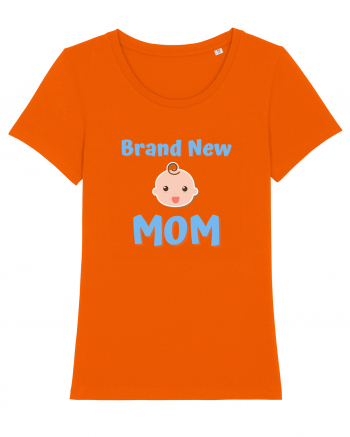 Brand New Mom (albastru, băiat)  Bright Orange