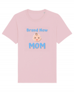 Brand New Mom (albastru, băiat)  Tricou mânecă scurtă Unisex Rocker