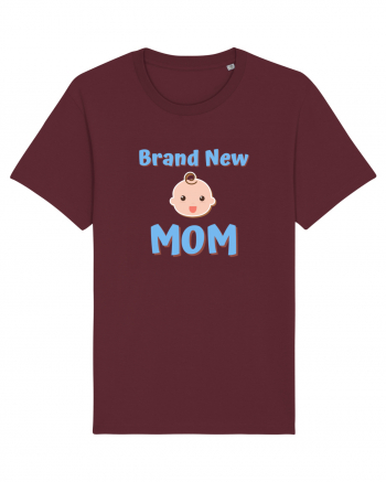 Brand New Mom (albastru, băiat)  Burgundy