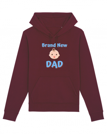 Brand New Dad (albastru, băiat)  Burgundy