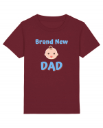 Brand New Dad (albastru, băiat)  Tricou mânecă scurtă  Copii Mini Creator