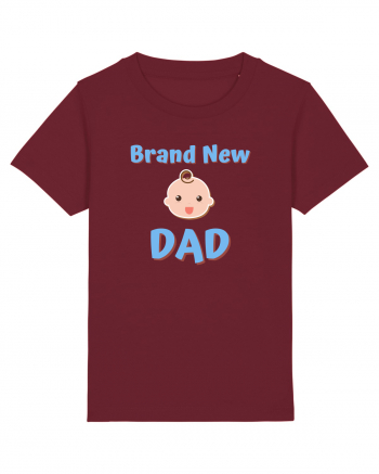 Brand New Dad (albastru, băiat)  Burgundy