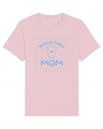 Brand New Mom (albastru, băiat)  Tricou mânecă scurtă Unisex Rocker