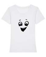 zambet Tricou mânecă scurtă guler larg fitted Damă Expresser
