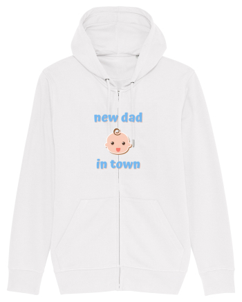 New dad in town. (albastru, băiat)  White