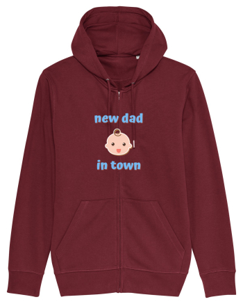 New dad in town. (albastru, băiat)  Burgundy
