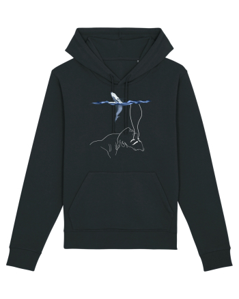 whale in minde Black