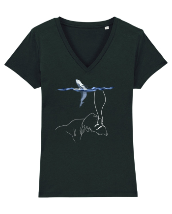 whale in minde Black