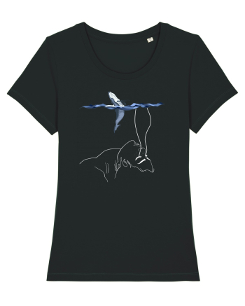 whale in minde Black