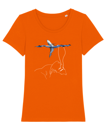 whale in minde Bright Orange