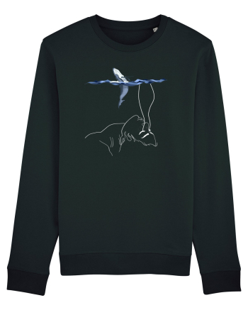 whale in minde Black