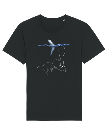 whale in minde Black