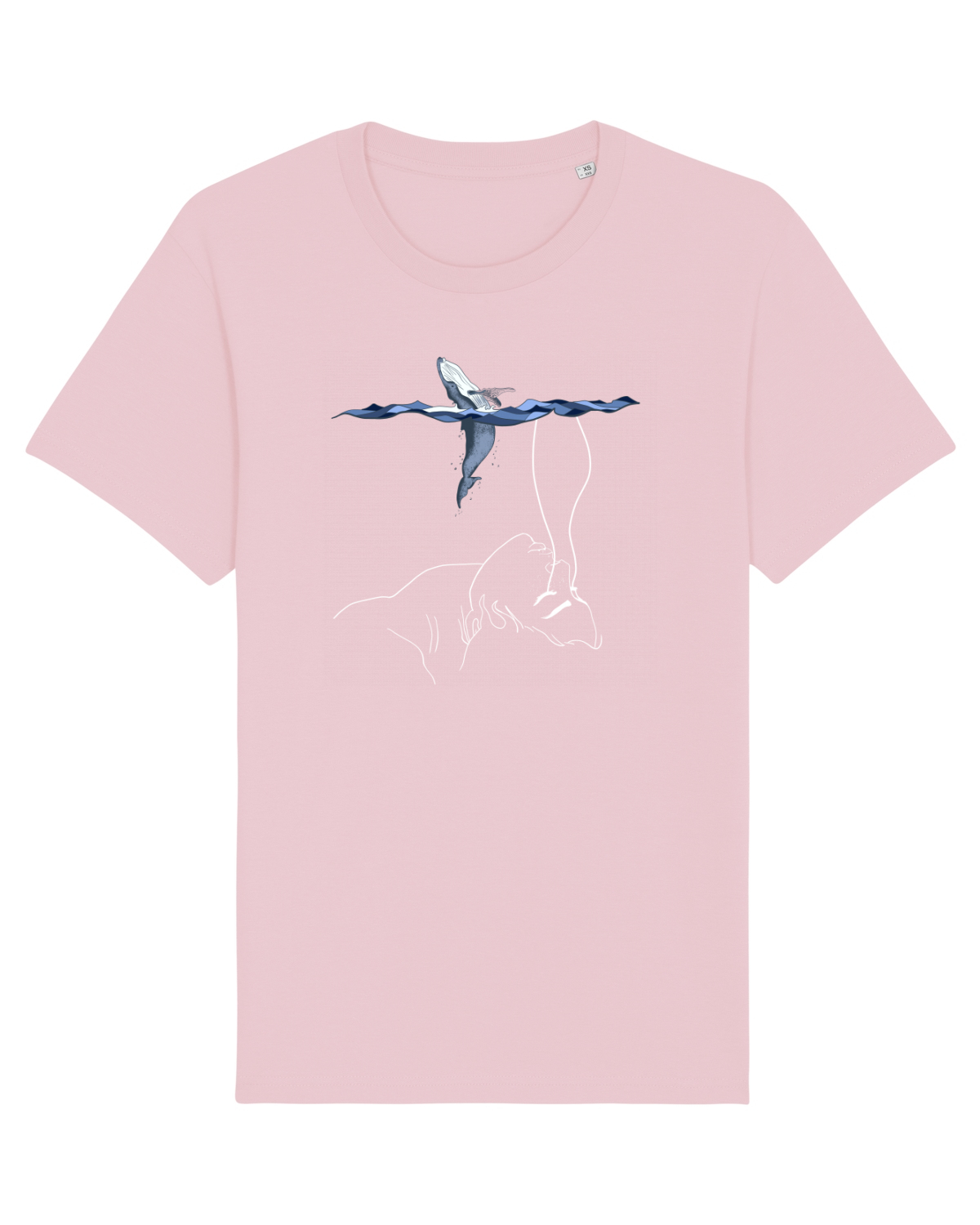 Tricou mânecă scurtă Unisex Rocker Cotton Pink