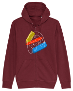 Girl in color Hanorac cu fermoar Unisex Connector