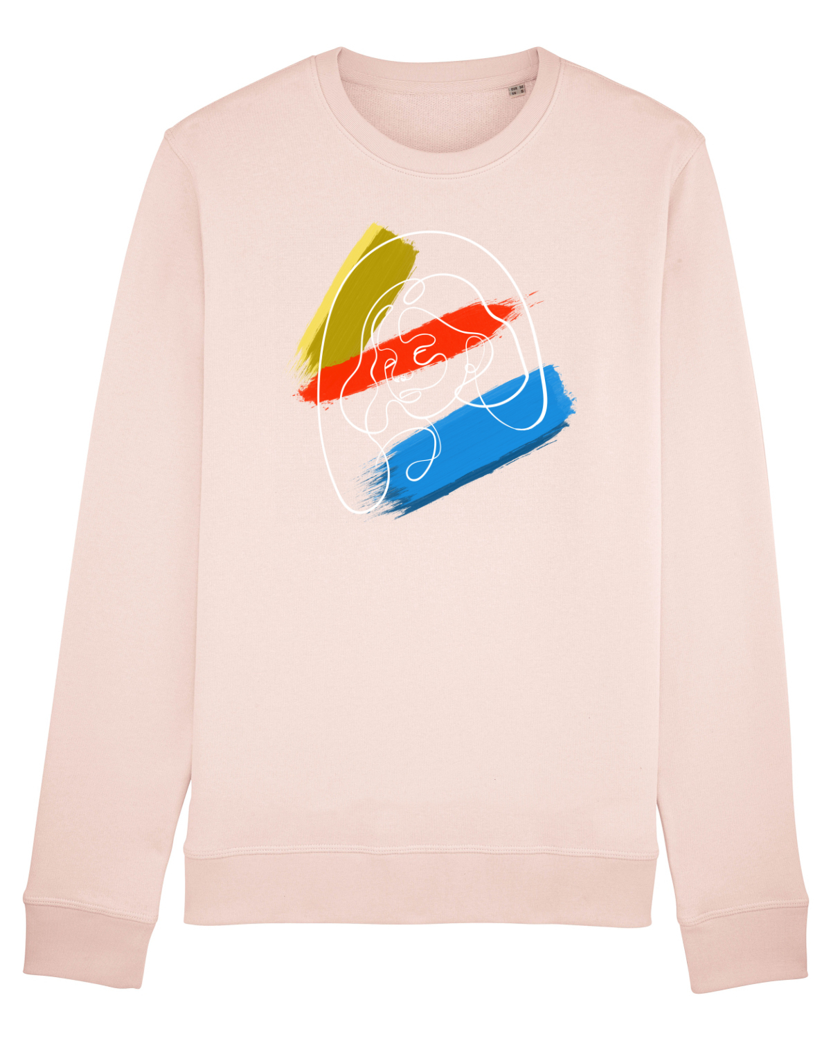 Bluză mânecă lungă Unisex Rise Candy Pink