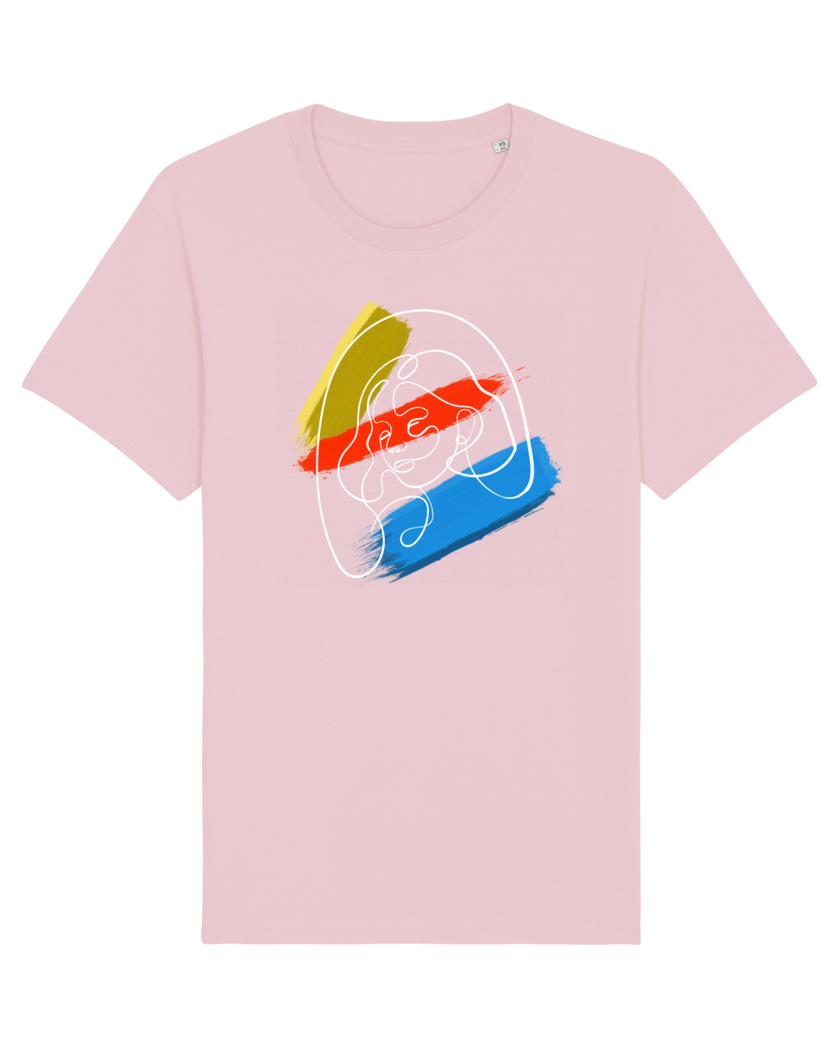 Tricou mânecă scurtă Unisex Rocker Cotton Pink