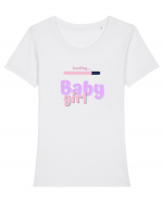 Loading baby girl.  Tricou mânecă scurtă guler larg fitted Damă Expresser