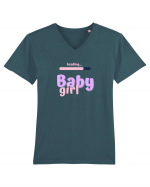 Loading baby girl.  Tricou mânecă scurtă guler V Bărbat Presenter