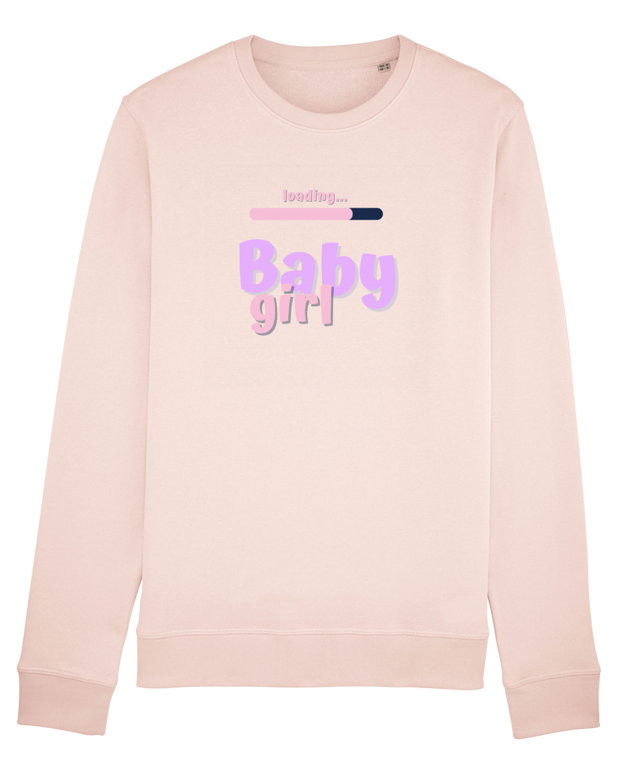 Bluză mânecă lungă Unisex Rise Candy Pink