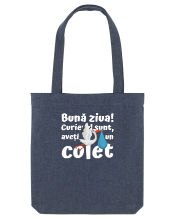 Curier Barză, aveți un colet.  Midnight Blue