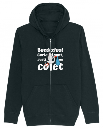 Curier Barză, aveți un colet.  Black