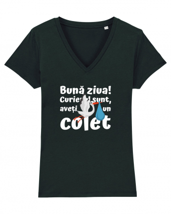 Curier Barză, aveți un colet.  Black