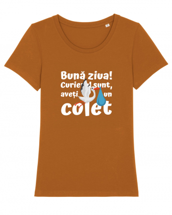 Curier Barză, aveți un colet.  Roasted Orange