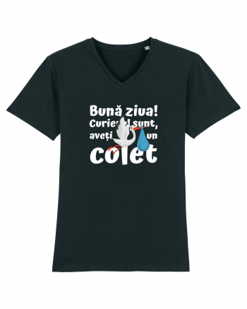 Curier Barză, aveți un colet.  Black