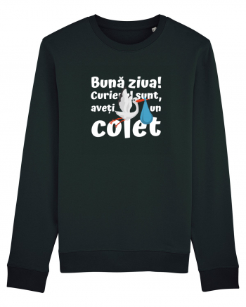 Curier Barză, aveți un colet.  Black