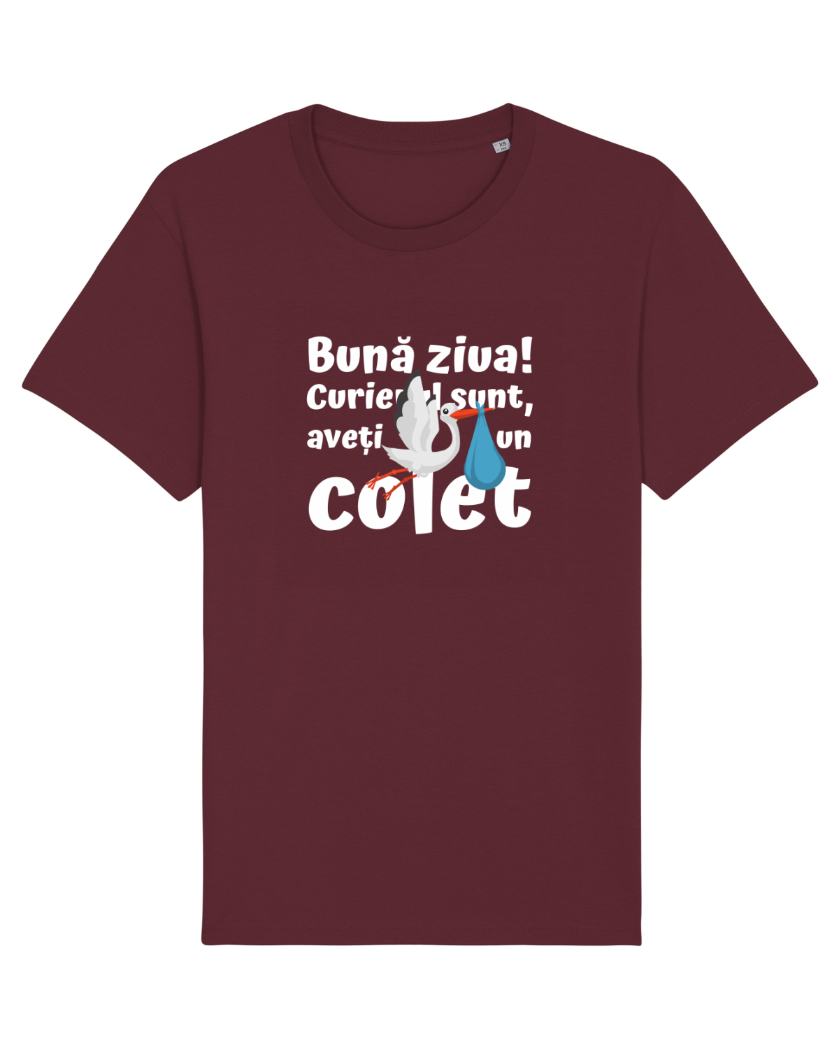 Tricou mânecă scurtă Unisex Rocker Burgundy