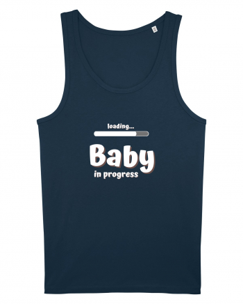 Loading baby in progress. (alb)  Navy