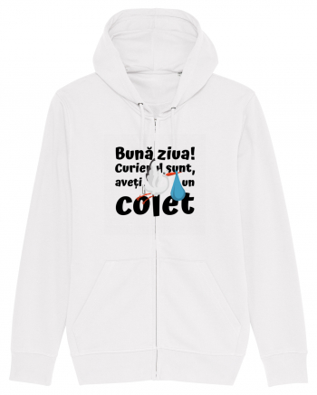 Curier Barză, aveți un colet. (negru)  White