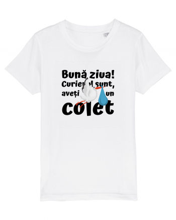 Curier Barză, aveți un colet. (negru)  White