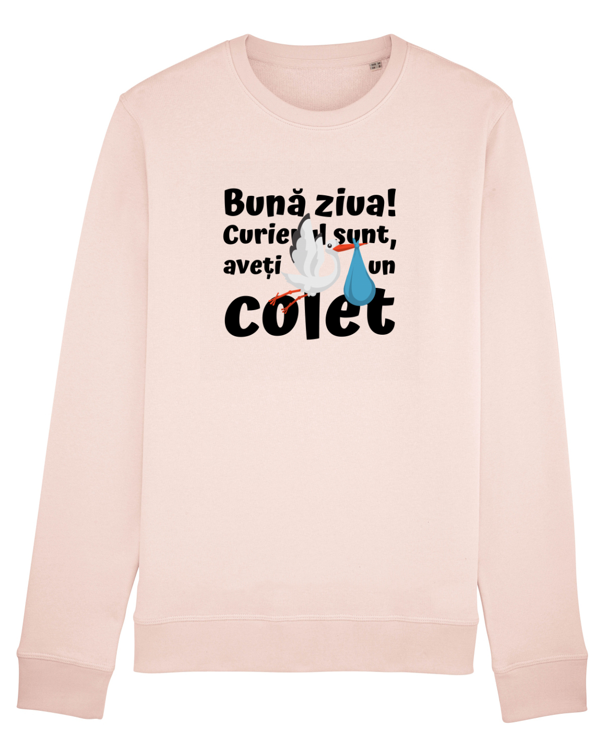 Bluză mânecă lungă Unisex Rise Candy Pink