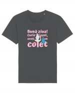 Curier Barză, aveți un colet. (roz, fetiță)  Tricou mânecă scurtă Unisex Rocker