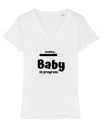 Loading baby in progress. (negru)  White