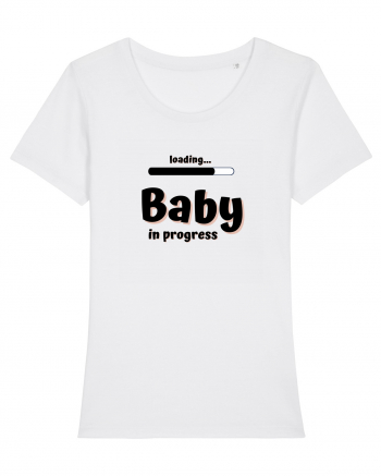 Loading baby in progress. (negru)  White