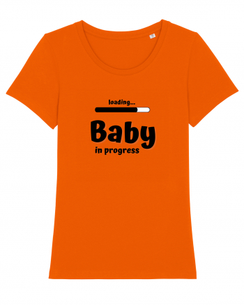 Loading baby in progress. (negru)  Bright Orange